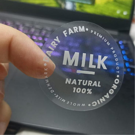 Transparent Sticker Printing – Premium Branding with a Modern Look