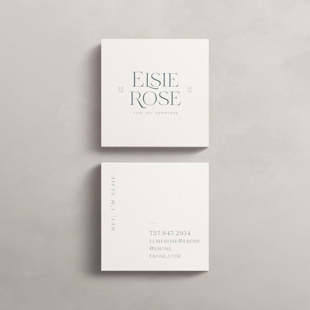 Square Visiting Cards