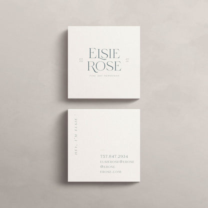 Square Visiting Cards