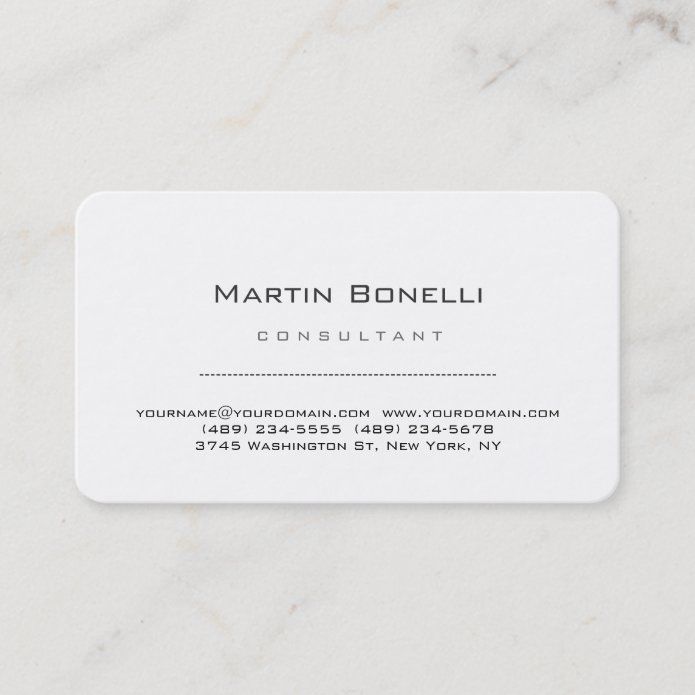 Rounded Corner Visiting Cards