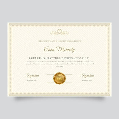 Custom Certificates