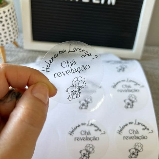 12 × 18 Inch Vinyl & Transparent Sticker Sheet