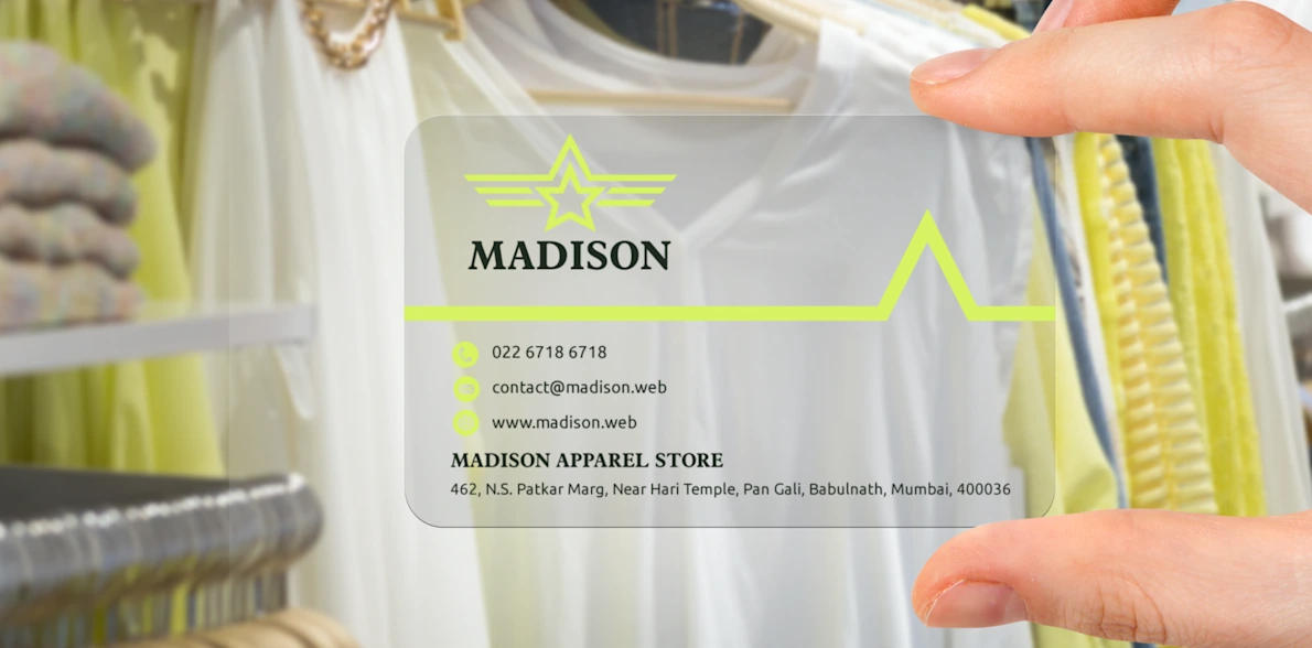 Transparent Visiting Cards